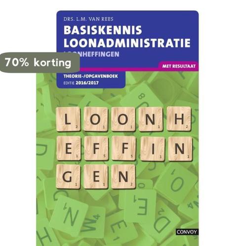 Basiskennis loonadministratie Theorie-/opgavenboek 2016/2017, Boeken, Wetenschap, Zo goed als nieuw, Verzenden