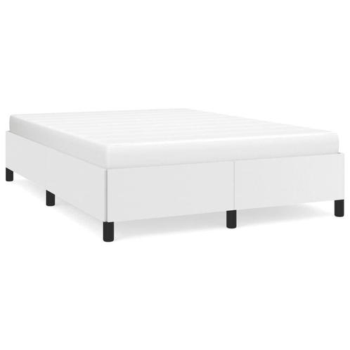 Bedframe 140x190 Wit | Stijlvol Slapen | Retourdeal, Huis en Inrichting, Slaapkamer | Bedden, 140 cm, 190 cm of minder, Wit, Nieuw