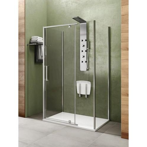 Douchecabine Lacus Pianosa Evo 2-Delig Chroom (alle maten x2, Doe-het-zelf en Verbouw, Sanitair, Douche, Nieuw, Chroom, Ophalen of Verzenden