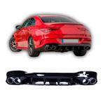 Diffuser voor mercedes cla c118 x118 w118 amg line dubbele c, Nieuw