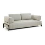 *WOONWINKEL* Kave Home Compo 3-zits Bank Beige Stof, Nieuw, Verzenden