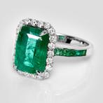 Zonder Minimumprijs - Ring - 14 karaat Witgoud, 4,72ct, Sieraden, Tassen en Uiterlijk, Ringen, Nieuw