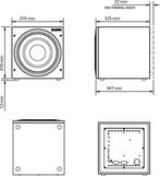 Bowers &amp; Wilkins ASW610 - Actieve Hifi Subwoofer voor, Audio, Tv en Foto, Luidsprekers, Verzenden, Nieuw