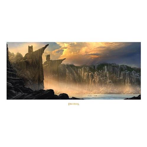 Lord of the Rings Art Print The Argonath - Pillars of the Ki, Verzamelen, Lord of the Rings, Nieuw, Ophalen of Verzenden