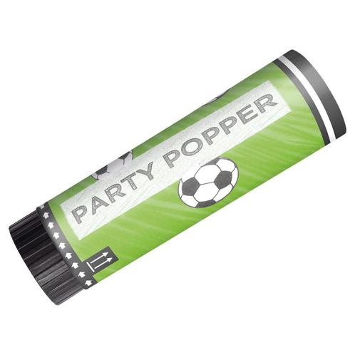 Voetbal Confetti Kanon 15cm 2st, Hobby en Vrije tijd, Feestartikelen, Nieuw, Verzenden