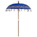 vidaXL Parasol Anders Blauw x 250 cm, Tuin en Terras, Verzenden, Nieuw, 1 tot 2 meter