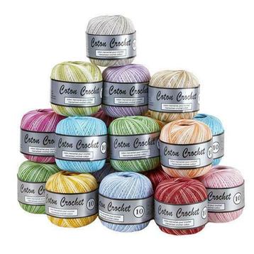 Dun haakgaren Cotton Crochet in veel verschillende kleuren beschikbaar voor biedingen