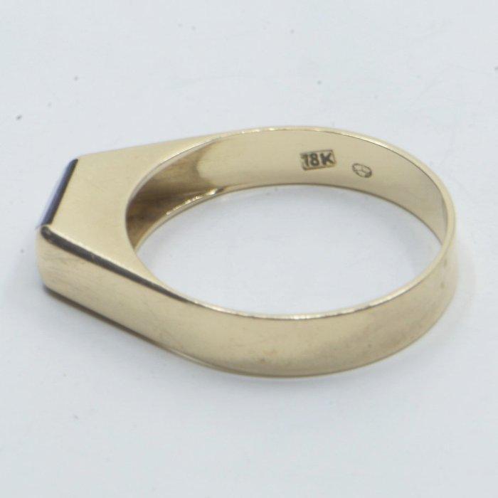 Ring - 18 karaat Geel goud - 0.21ct. tw. Amethist, Sieraden, Tassen en Uiterlijk, Ringen