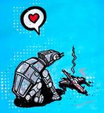 Moabit - Darth Vader VS AT AT Walker X Fetch /Diptych/ XL, Antiek en Kunst