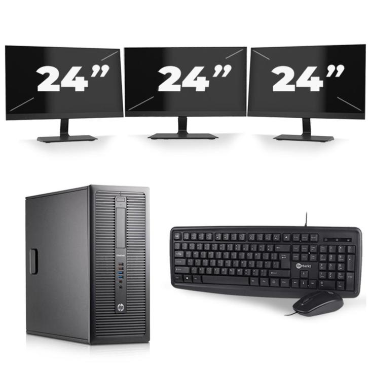 HP EliteDesk 800 G1 Tower - Intel Core i5-4e Generatie - 8GB, Computers en Software, Desktop Pc's, Nieuw, Verzenden