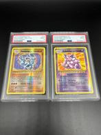 Pokémon - 2 Graded card - Machamp & Nidoking Reverse Holo -, Hobby en Vrije tijd, Verzamelkaartspellen | Pokémon, Nieuw