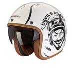 Scorpion Belfast Evo Romeo Cream Zwart Jethelm, Motoren, Kleding | Motorhelmen, Verzenden, Nieuw met kaartje, Jethelm, Overige merken