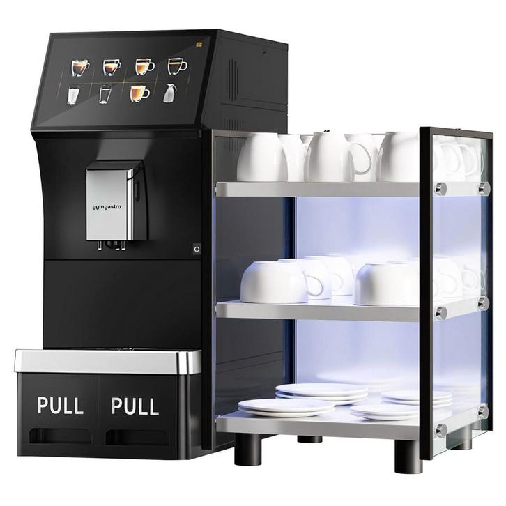 GGM Gastro | Volautomatische koffiemachine - 1,3 kW - |, Huis en Inrichting, Keuken | Servies, Effen, Nieuw, Kop(pen) en/of Schotel(s)