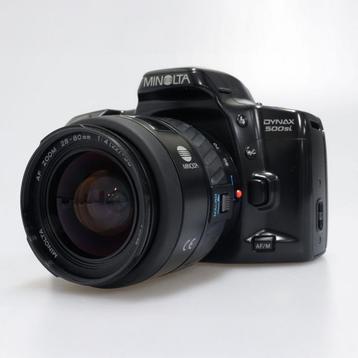 Minolta Dynax 500si + 28-80mm f/4.0 - Tweedehands beschikbaar voor biedingen