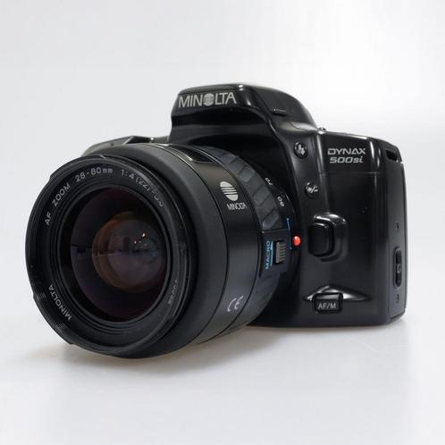 Minolta Dynax 500si + 28-80mm f/4.0 - Tweedehands, Audio, Tv en Foto, Fotocamera's Digitaal, Spiegelreflex, Gebruikt, Minolta