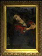 Italiaanse school (XVII) - Magdalena Penitente - NO RESERVE, Antiek en Kunst, Kunst | Schilderijen | Klassiek