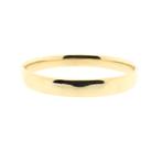 Gouden brede slavenarmband | Ø 60,5 mm (tijdloos sieraad), Sieraden, Tassen en Uiterlijk, Armbanden, Ophalen of Verzenden, Gebruikt