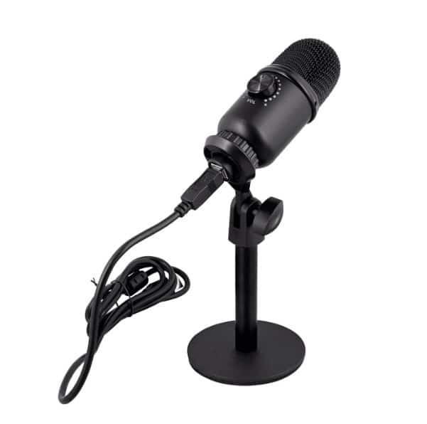 Nor-tec Microfoon met statief Podcast microfoon HOGE, Computers en Software, Overige Computers en Software, Zo goed als nieuw