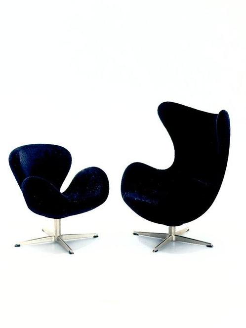 Minimii - Arne Jacobsen - Lounge stoel (2) - Miniatuur Swan, Antiek en Kunst, Antiek | Meubels | Stoelen en Banken
