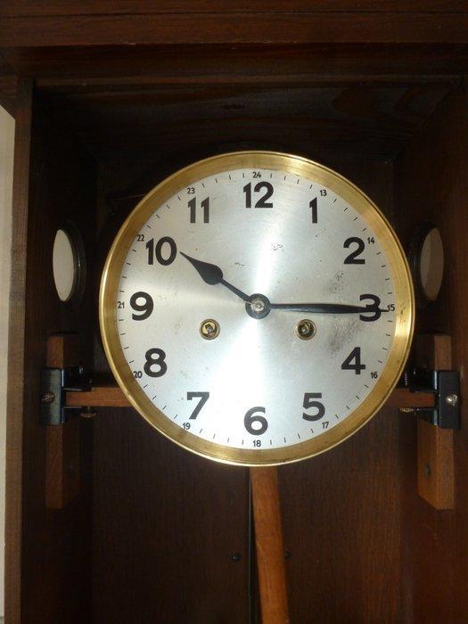 Regulateur - Junghans - Hout, Messing - 1970-1980, Antiek en Kunst, Antiek | Klokken