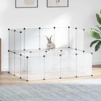 vidaXL Dierenhok klein 143x107x93 cm polypropeen en staal, Dieren en Toebehoren, Verzenden, Nieuw