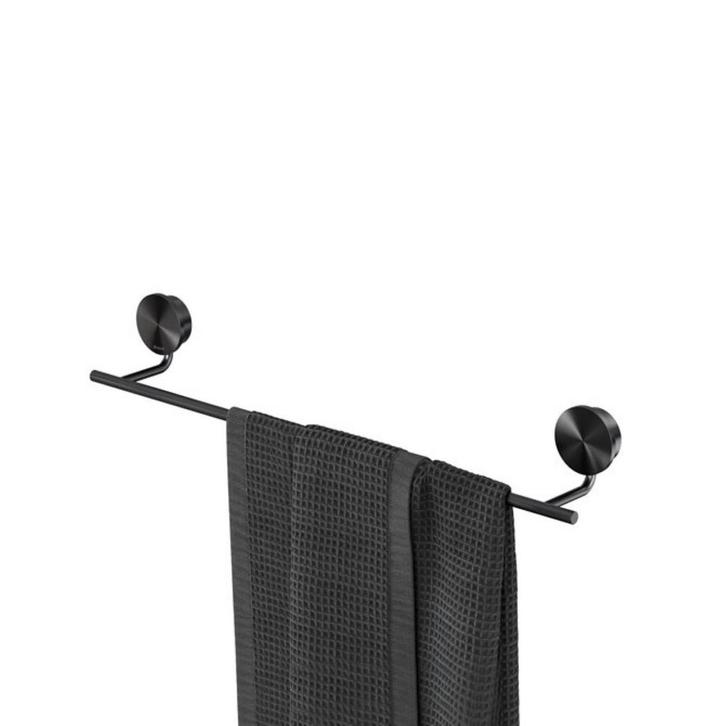 Handdoekrek Geesa Opal 45 cm Zwart Metaal Geborsteld, Huis en Inrichting, Badkamer | Badtextiel en Accessoires, Ophalen of Verzenden