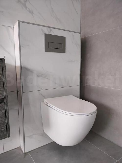 Sanico Napels toilet mat wit rimfree, Doe-het-zelf en Verbouw, Sanitair, Toilet, Nieuw, Verzenden