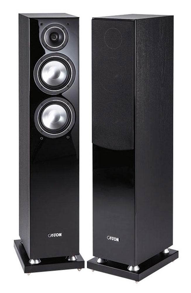 Canton Chrono 517 - Fraaie zuilspeakers (set van 2), Audio, Tv en Foto, Luidsprekers, Front, Rear of Stereo speakers, Zo goed als nieuw