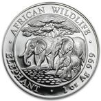 Somalische Olifant 1 oz 2013 (130.000 oplage), Zilver, Losse munt, Overige landen, Verzenden