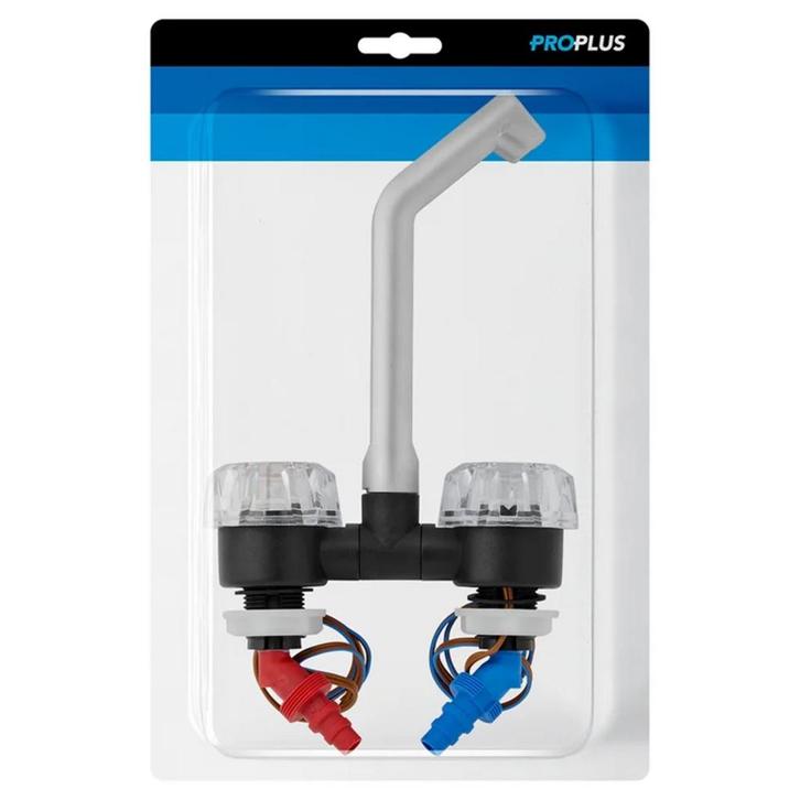 ProPlus Mengkraan De Luxe Ø20 mm – Draaibare Uitloop - Zw, Caravans en Kamperen, Kampeeraccessoires, Nieuw, Ophalen of Verzenden