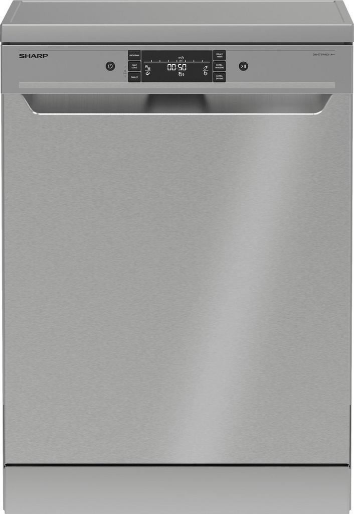 Sharp Qwgt31f452i - Vrijstaande Vaatwasser - 60 cm - 15, Witgoed en Apparatuur, Vaatwasmachines, Zo goed als nieuw, 85 tot 90 cm