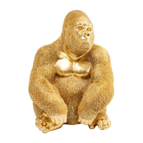 *WOONWINKEL* Kare Design Deco Gorillabeeld Goud, Huis en Inrichting, Woonaccessoires | Overige, Nieuw, Verzenden
