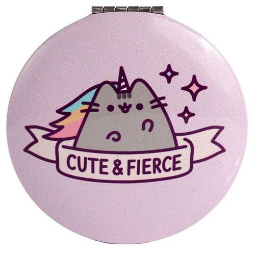 Make-up spiegeltje Pusheen the Cat lila - 7cm NIEUW, Huis en Inrichting, Woonaccessoires | Spiegels, Nieuw, Ophalen of Verzenden