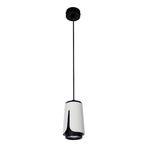 Langwerpige hanglamp | Tulip | Wit/ Zwart| GU10 fitting, 50 tot 75 cm, Nieuw, Ophalen of Verzenden, Metaal