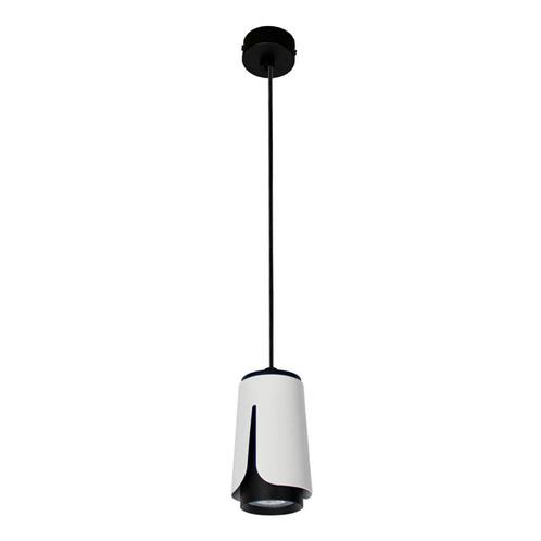 Langwerpige hanglamp | Tulip | Wit/ Zwart| GU10 fitting, Huis en Inrichting, Lampen | Hanglampen, 50 tot 75 cm, Nieuw, Metaal