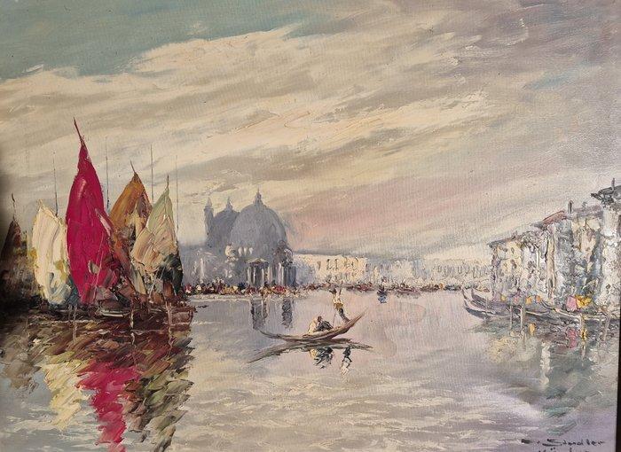 Benno Stadler (1908-1984) - Blick auf Venedig, Antiek en Kunst, Kunst | Schilderijen | Klassiek