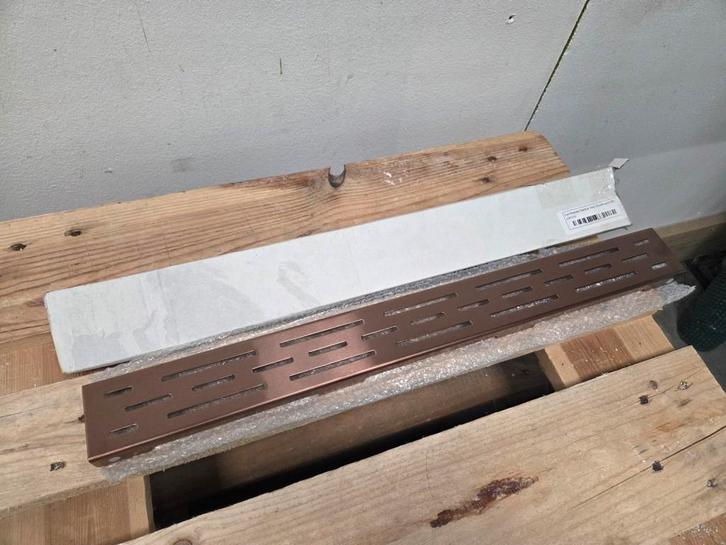 Los Rooster Sanilux Voor Douchegoot 60 cm Brons, Doe-het-zelf en Verbouw, Sanitair, Bad, Nieuw, Ophalen of Verzenden