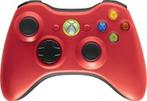 Xbox 360 Controller - Wireless - Rood met Zwart - Microsoft, Ophalen of Verzenden, Zo goed als nieuw