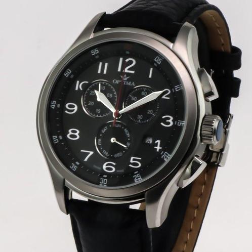 Optima - Swiss Chronograph - OSC376-SL-3 - Zonder, Sieraden, Tassen en Uiterlijk, Horloges | Heren