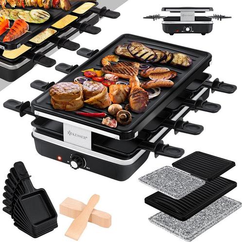 Gourmetstel voor 8 personen  - lektrische grill / bakplaat, Witgoed en Apparatuur, Grillplaten, Verzenden