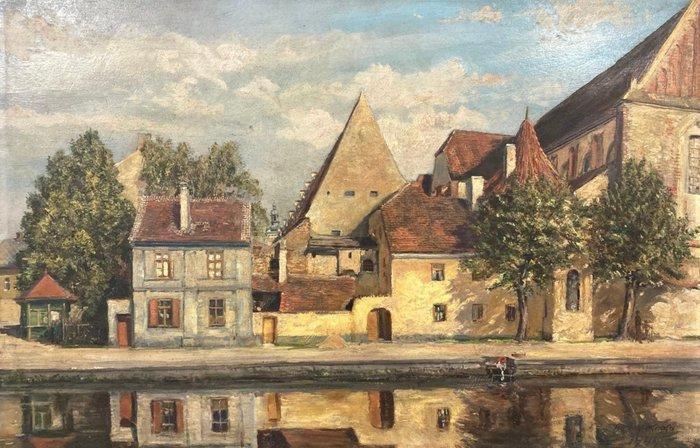 Rudolf Krasa (XX) - Studio di natura, Antiek en Kunst, Kunst | Schilderijen | Klassiek