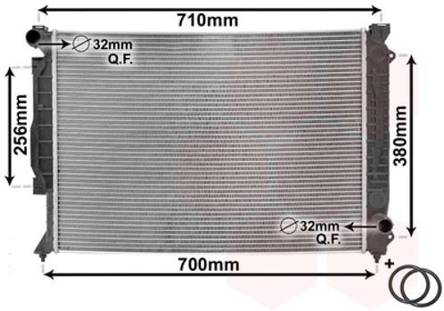 RADIATOR VOOR AUDI A6 C5 1997-2001 4B0121251, Auto-onderdelen, Airco en Verwarming, Nieuw, Ophalen of Verzenden