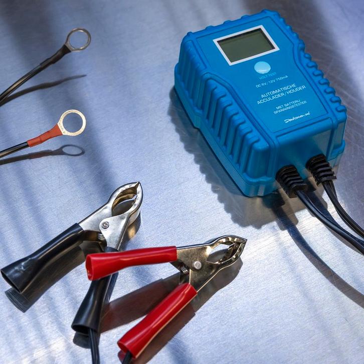 Datona Automatische acculader & druppellader (6-12V / 750, Doe-het-zelf en Verbouw, Gereedschap | Handgereedschap, Nieuw, Ophalen of Verzenden