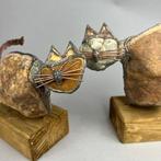 Jacek Drzymaa ( XX- XXI) - sculptuur, 2 BIG CATS hand made