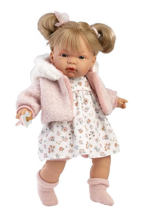 Llorens Pop Joelle Llorona Met roze jasje 38cm, Kinderen en Baby's, Speelgoed | Poppen, Overige typen, Nieuw, Ophalen of Verzenden
