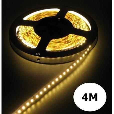 Warm Wit 12V LED Strip 60LED/M IP20 SMD3528 4 Meter, Huis en Inrichting, Lampen | Overige, Nieuw, Verzenden
