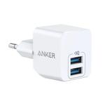 Powerport Mini 2-Port USB Stekkerlader - 2.4A PowerIQ, Telecommunicatie, Mobiele telefoons | Telefoon-opladers, Verzenden, Nieuw