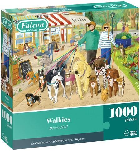Walkies Puzzel (1000 stukjes) | Falcon - Puzzels, Hobby en Vrije tijd, Denksport en Puzzels, Nieuw, Verzenden