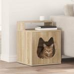 vidaXL Kattenhuis Sonoma 42,5 x 40 x 53,5 cm Bewerkt hout, Dieren en Toebehoren, Verzenden, Nieuw