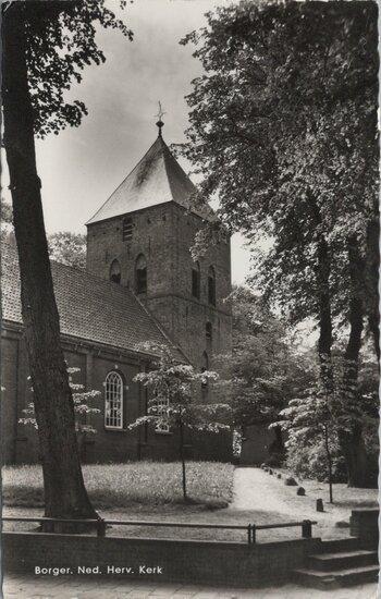 BORGER - Ned. Herv. Kerk, Verzamelen, Ansichtkaarten | Nederland, Verzenden